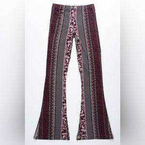 Tilly’s White Fawn Flare Pants